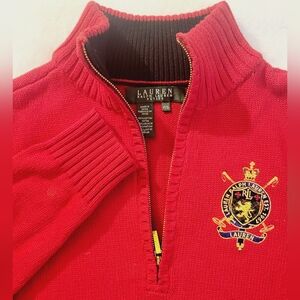 Ralph Lauren half zip sweater